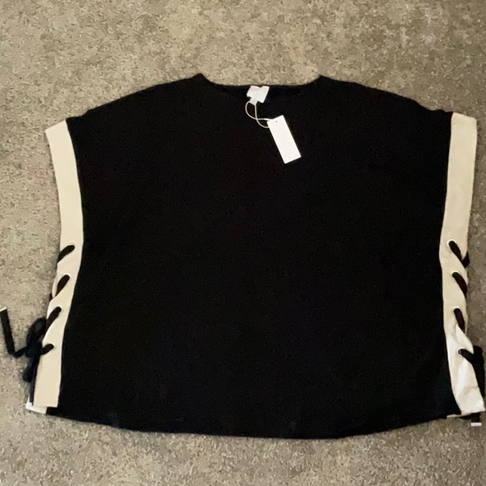 Sweatshirt poncho